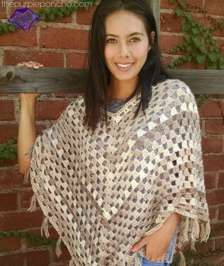 Timeless Boho Poncho – Free Crochet Pattern1