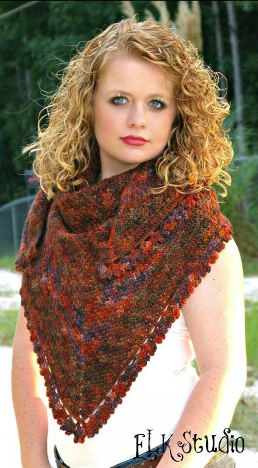 Pumpkin Spice – A Free Crochet Shawl
