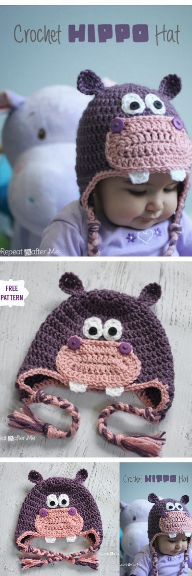 crochet baby Hat pattern (30)