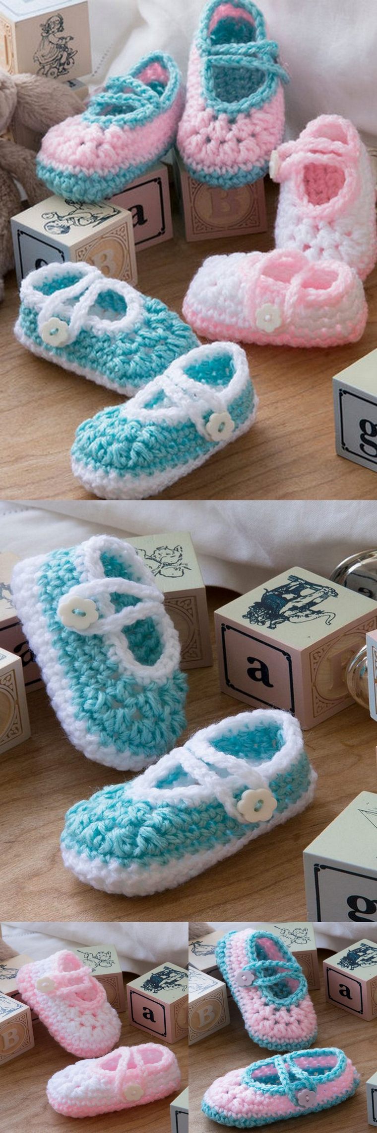crochet baby booties (46)