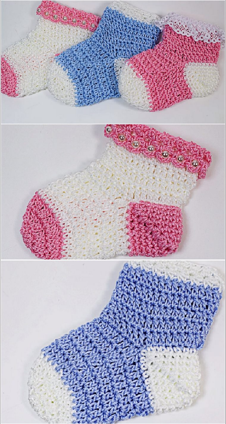 crochet baby sock pattern (26)