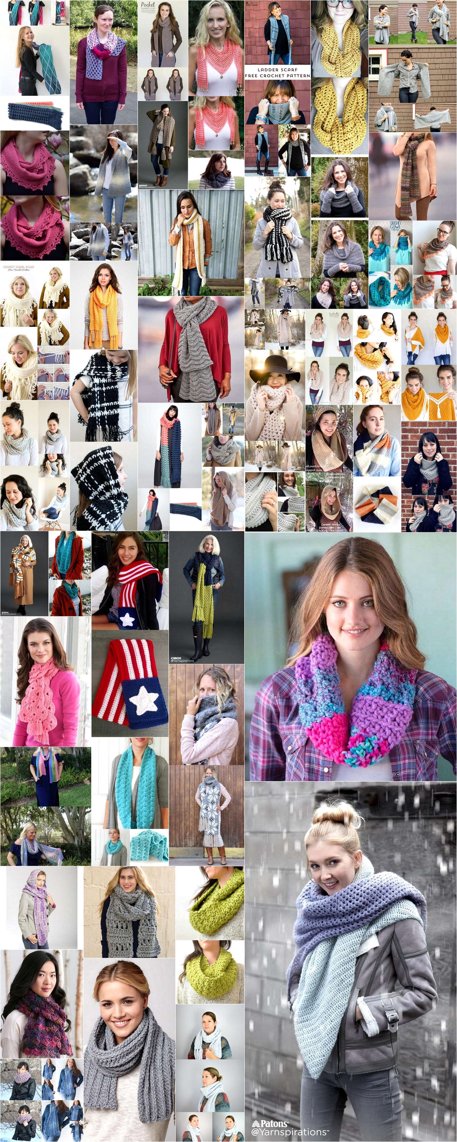 crochet scarf patterns