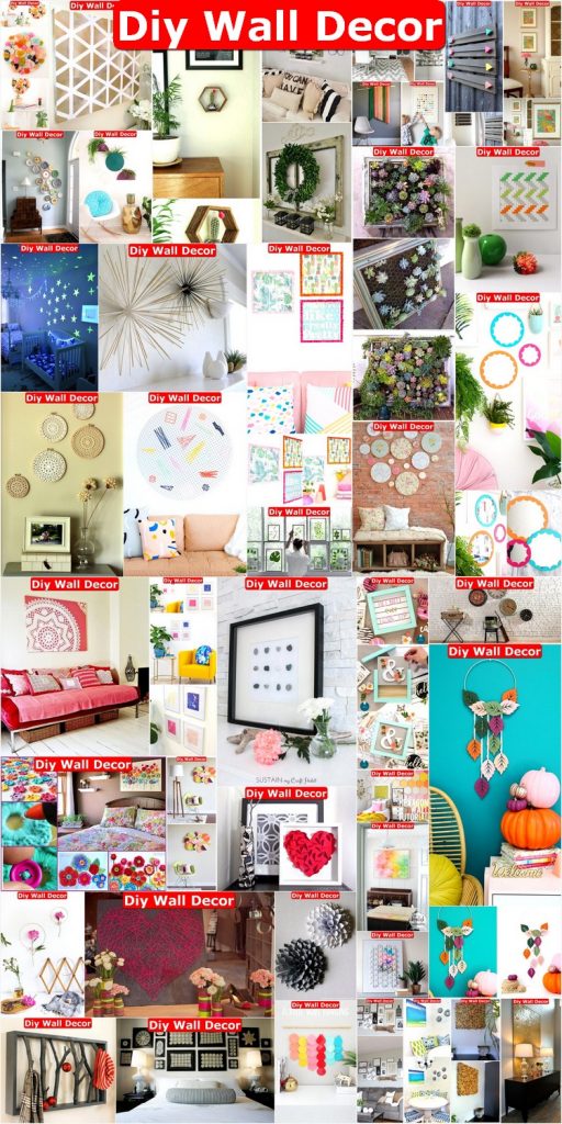 40+ DIY Wall Decor Ideas - HOW TO MAKE – DIY