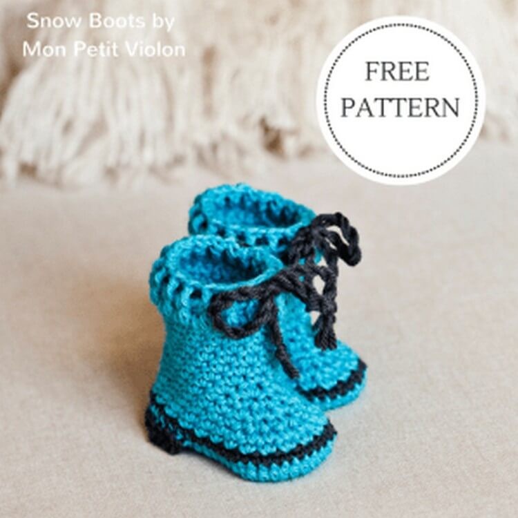 crochet booties pattern (2)