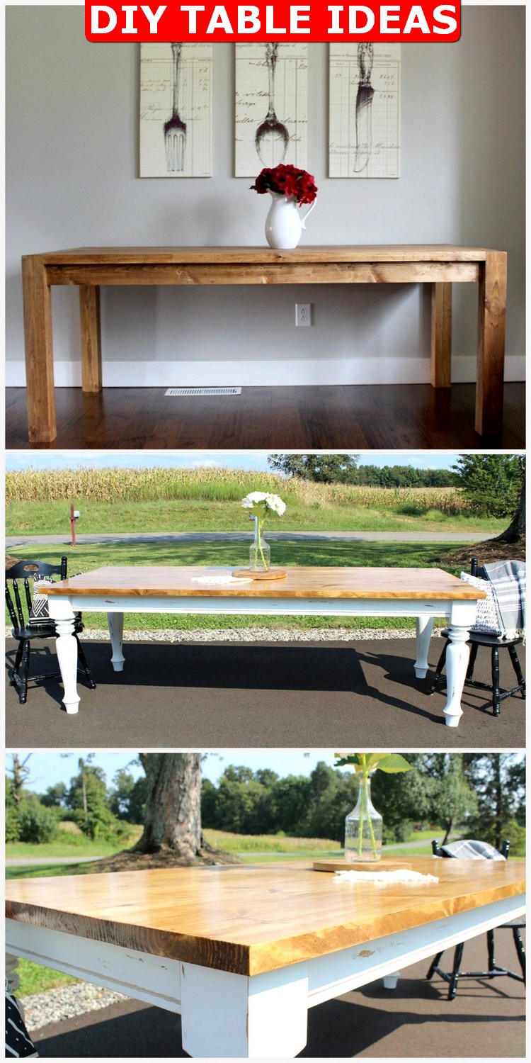 30+ DIY Table Ideas to Beautify your Home - HOW TO MAKE – DIY