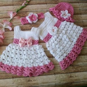 Newborn Crochet Baby Dress Ideas - HOW TO MAKE – DIY