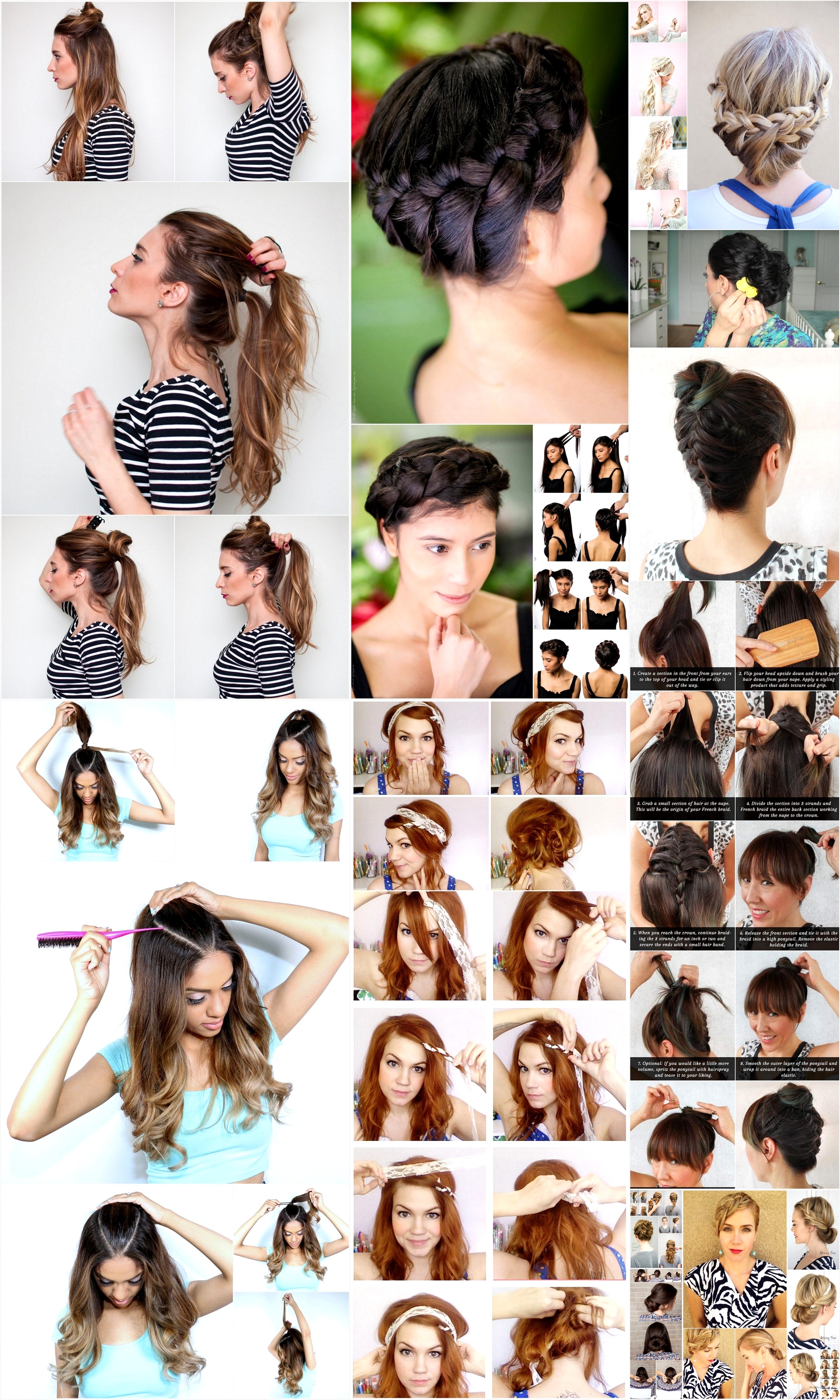 Top Cool & Easy DIY Hair Styles - How To Make DIY Inspirations