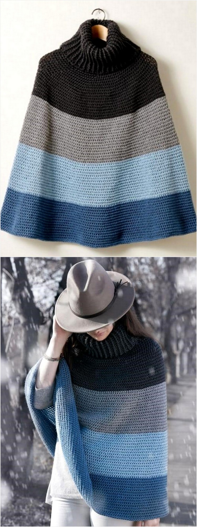 crochet poncho pattern13