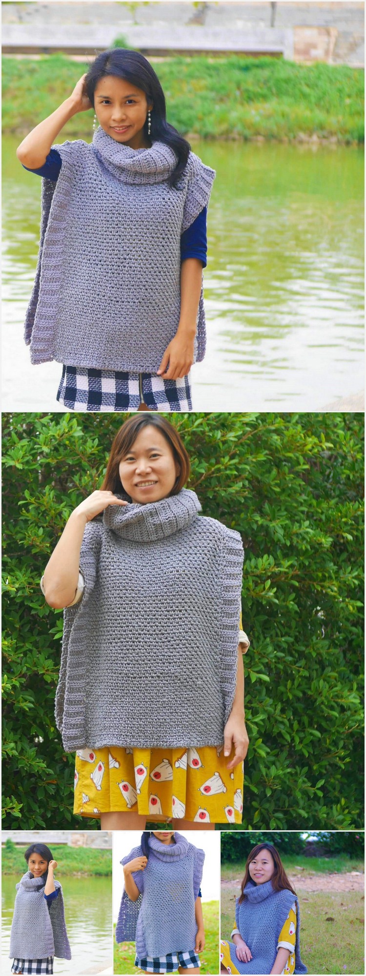 crochet poncho pattern14