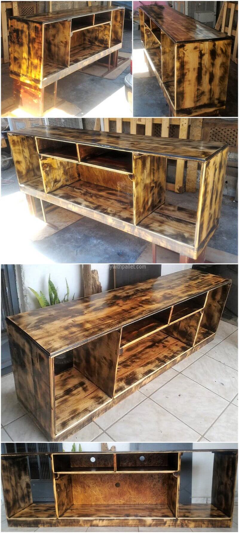 Pallet-media-console