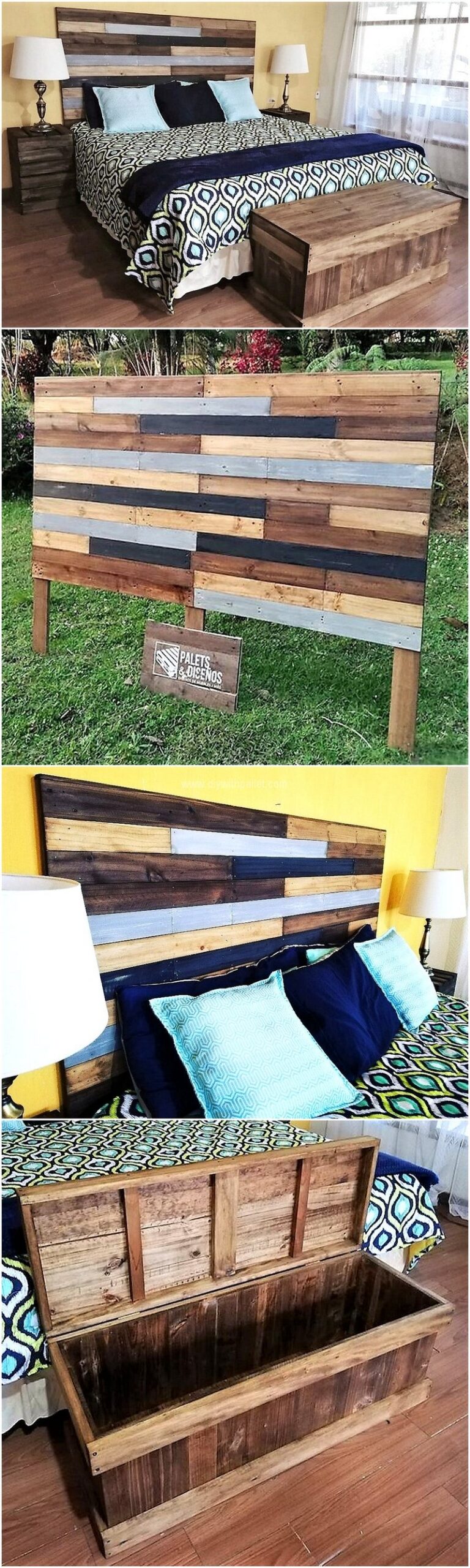 pallet-bed-headboard-and-trunk