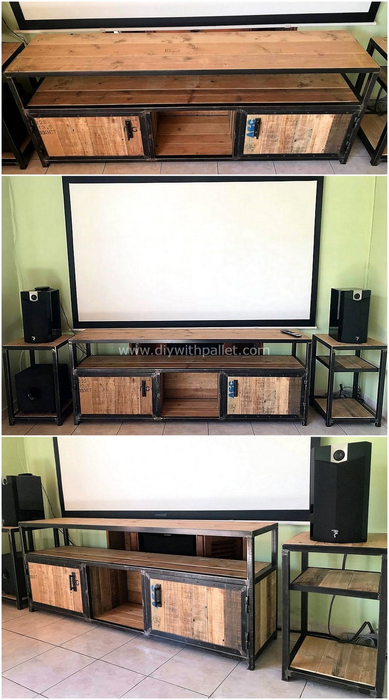 pallets-made-media-console