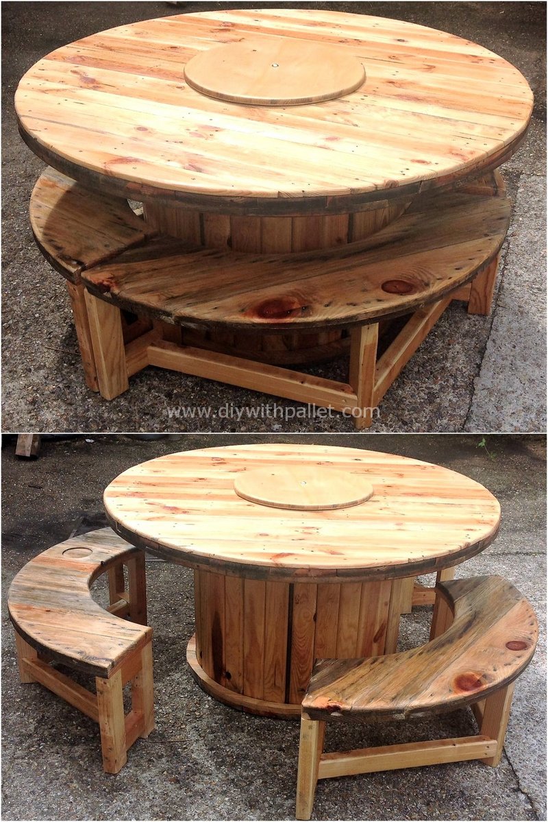 reclaimed-pallets-cable-reel-furniture