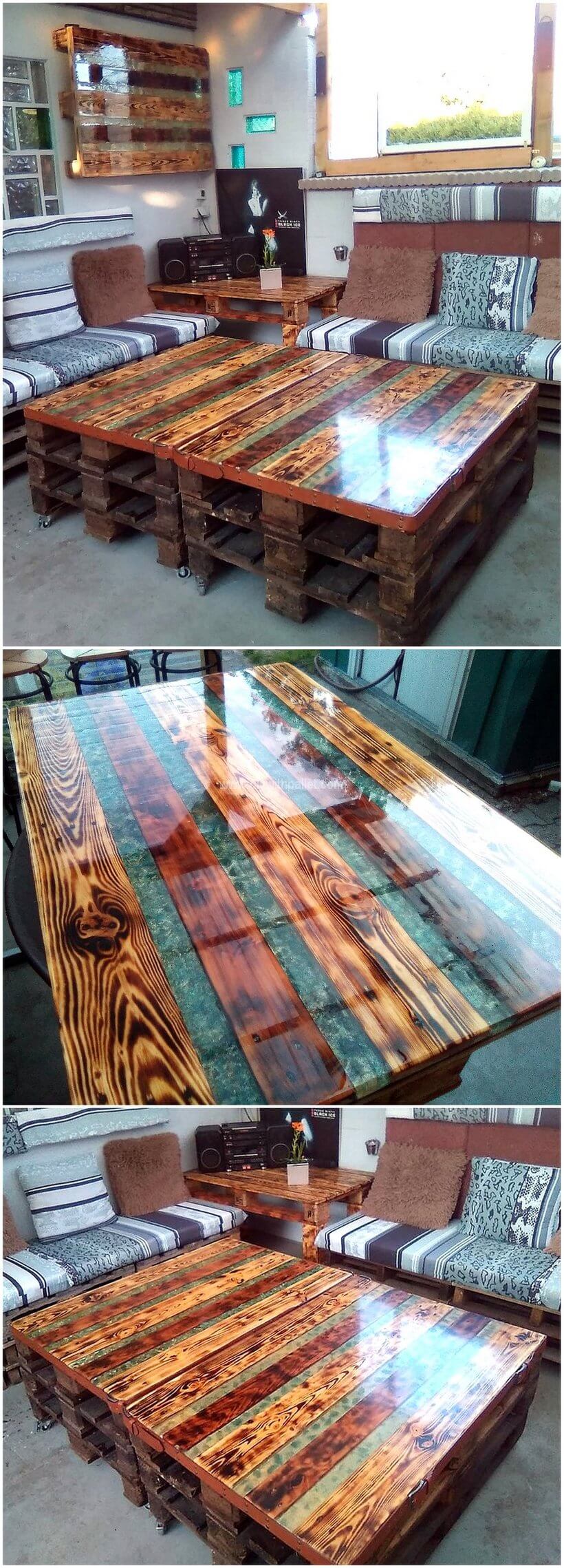 recycled-pallet-tables