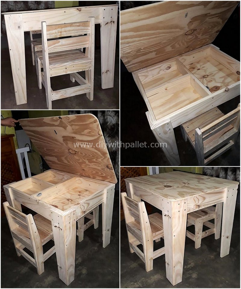 wood-pallet-kids-dining-set