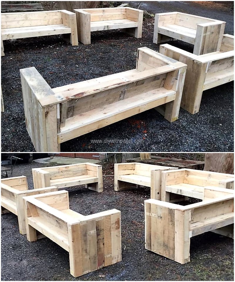 wooden-pallet-benches