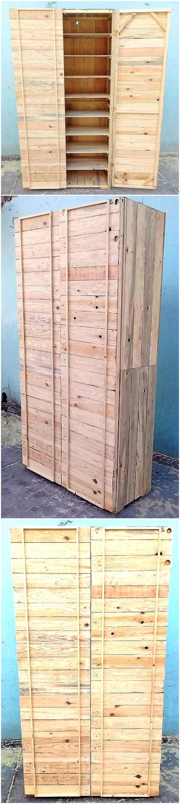 wooden-pallet-closet