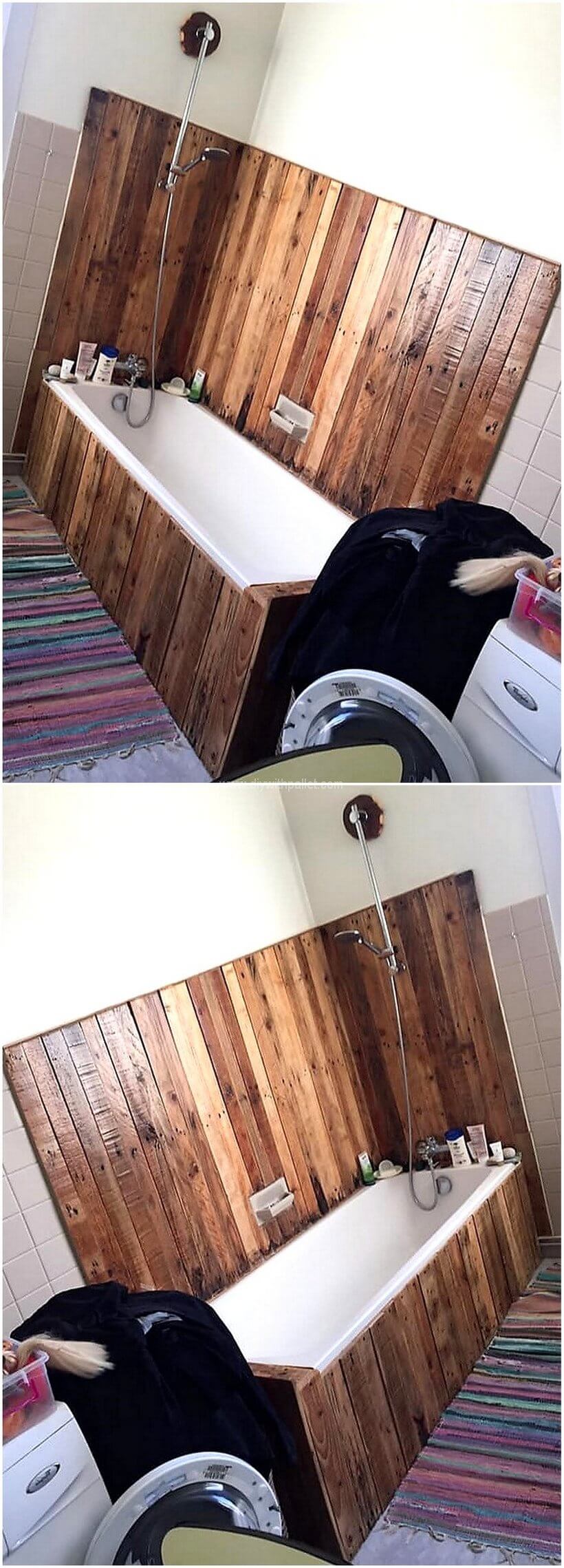 pallet-bath-tub