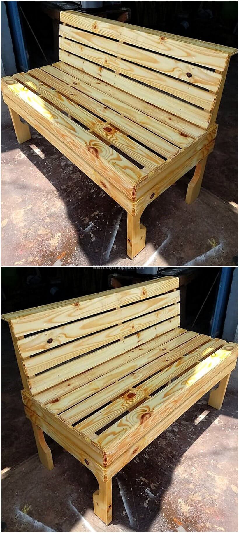 wooden-pallet-bench
