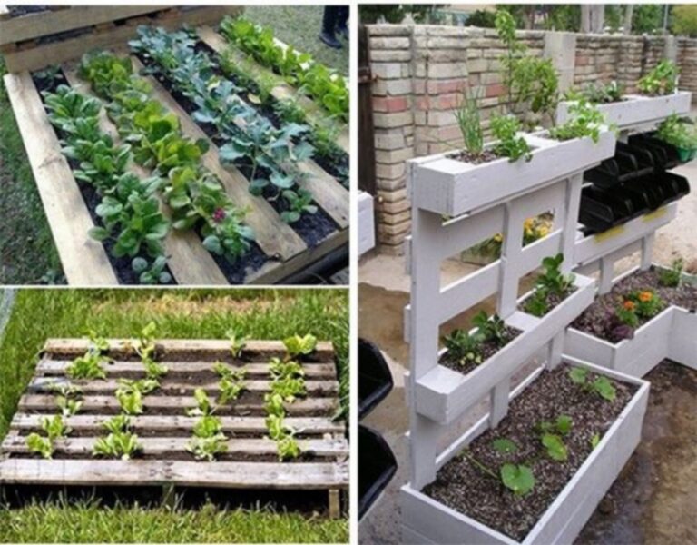 Simple Ways To Build A Pallet Planter - HOW TO MAKE – DIY