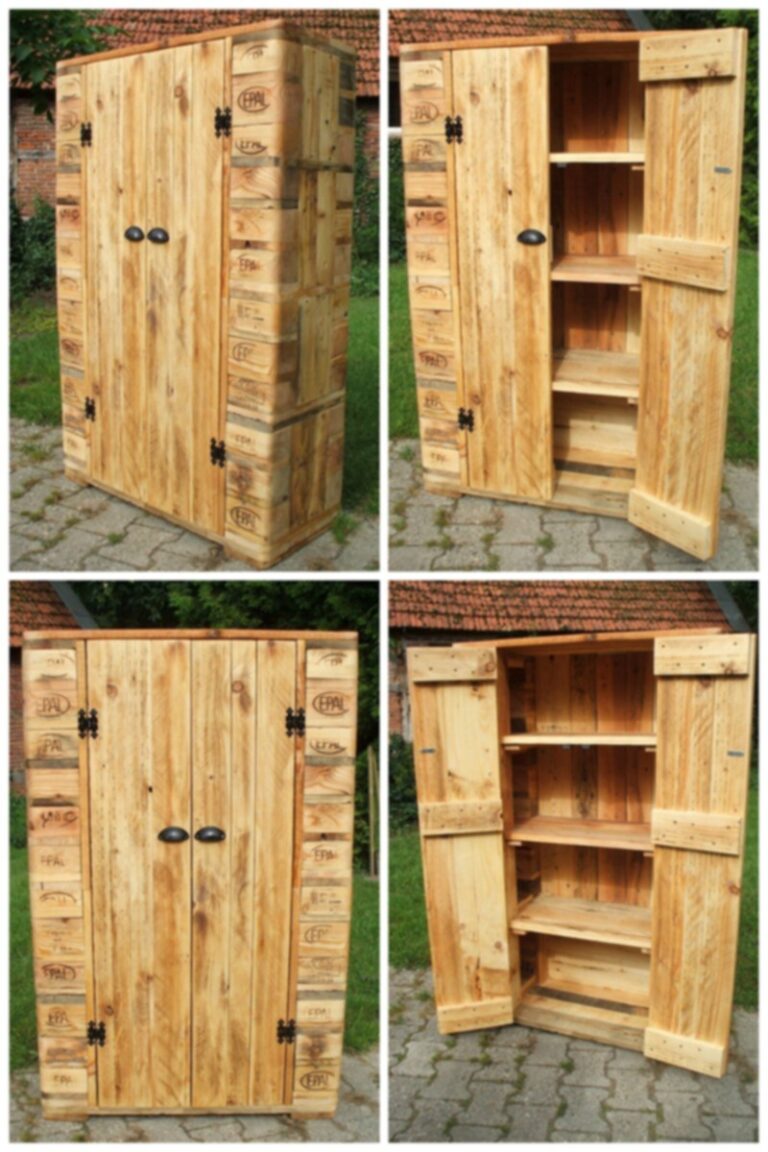 Wood Pallet Closet And Wardrobe With Amazing Ideas - HOW TO MAKE – DIY