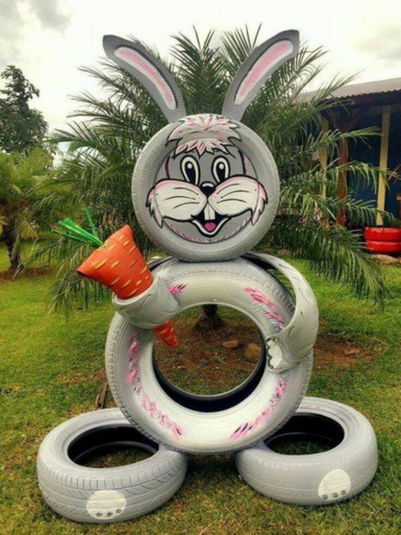 Used Tires Crafts (2)