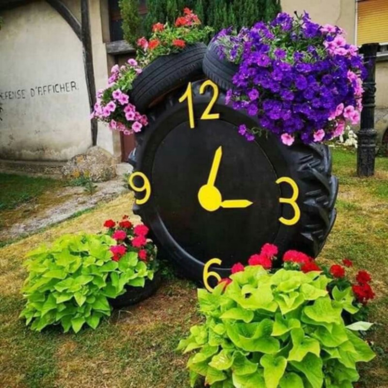 tire planter ideas (16)