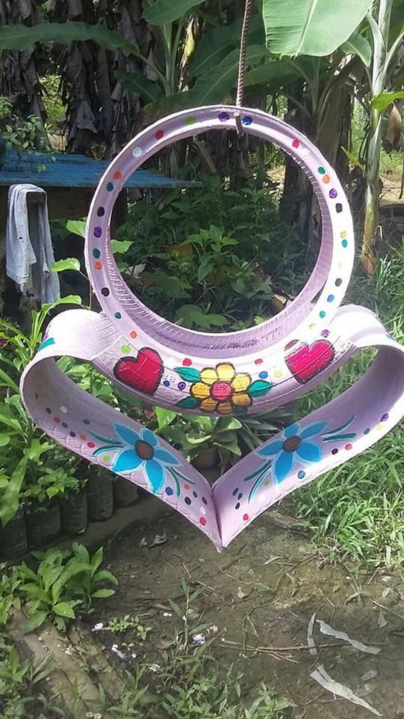 tire planter ideas (25)