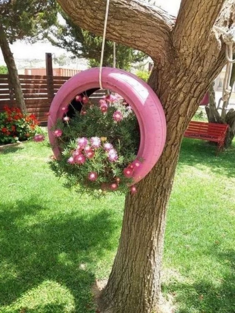 tire planter ideas (3)