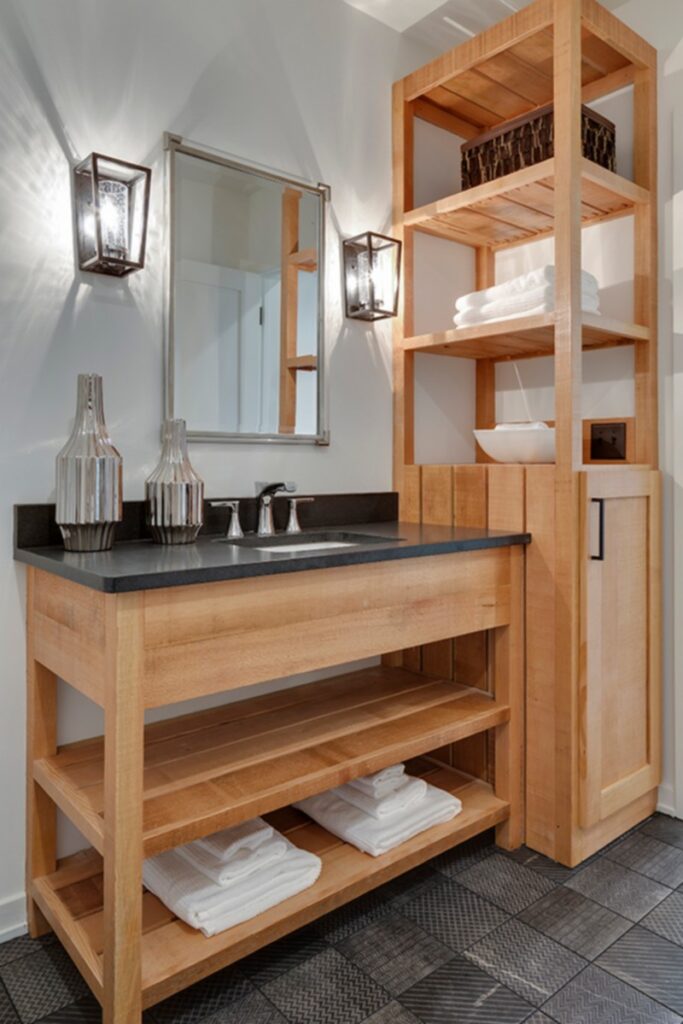 Wood Bathroom Vanity And Sink - HOW TO MAKE – DIY