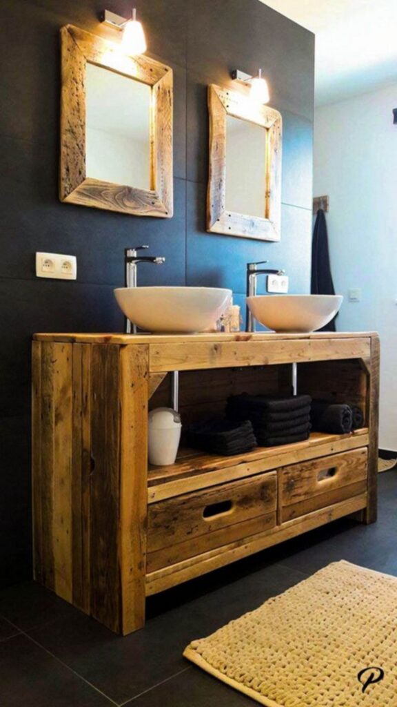Wood Bathroom Vanity And Sink - HOW TO MAKE – DIY