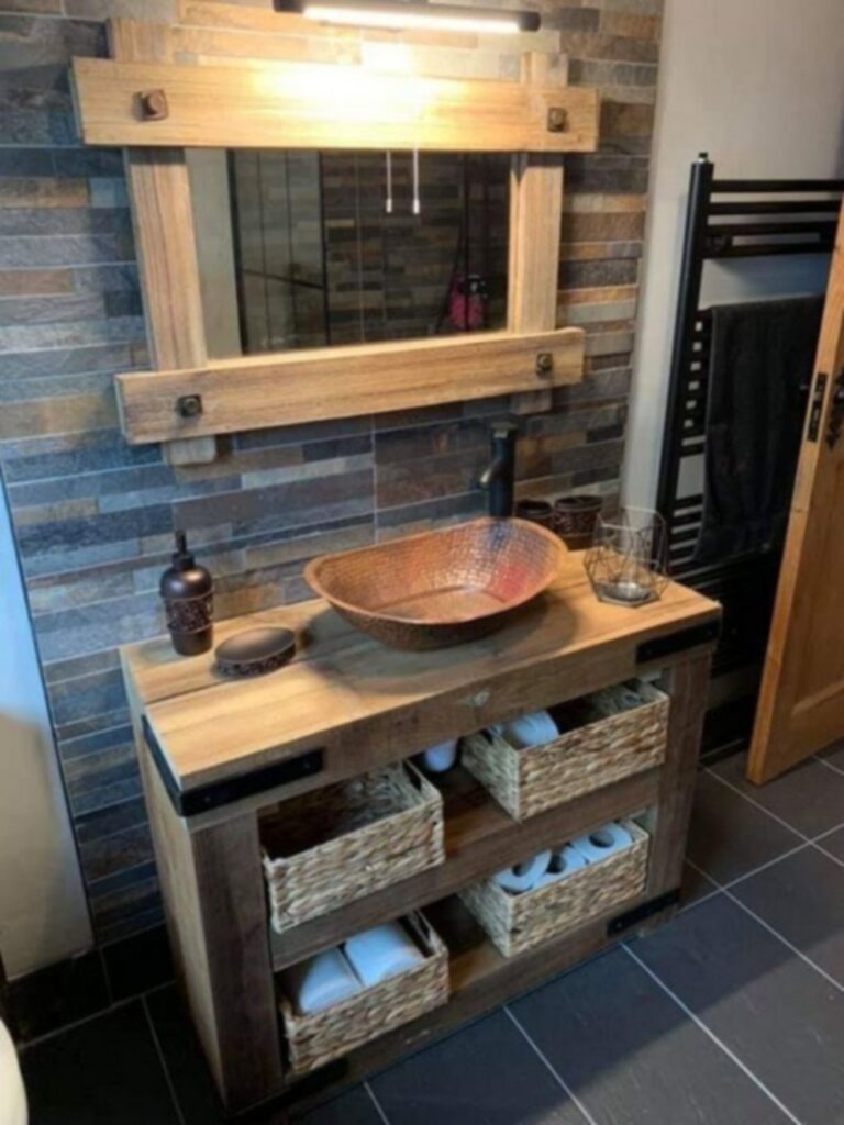 Wood Bathroom Vanity And Sink - HOW TO MAKE – DIY