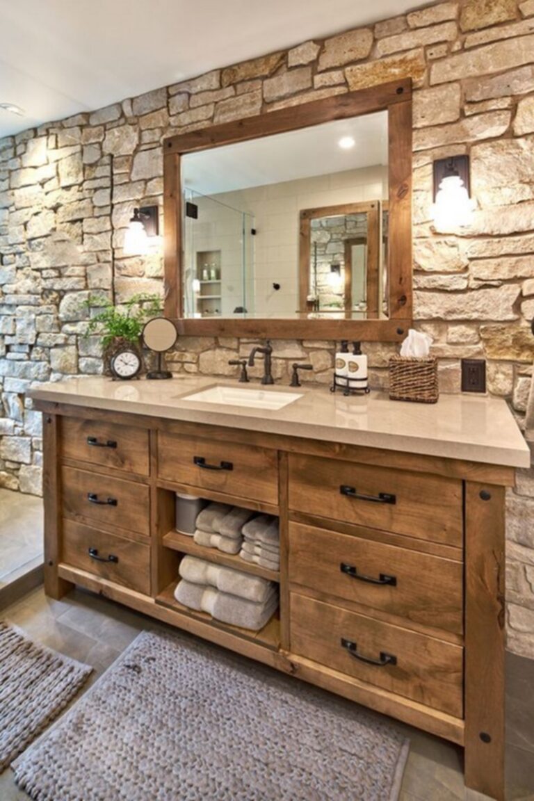 Wood Bathroom Vanity And Sink - HOW TO MAKE – DIY