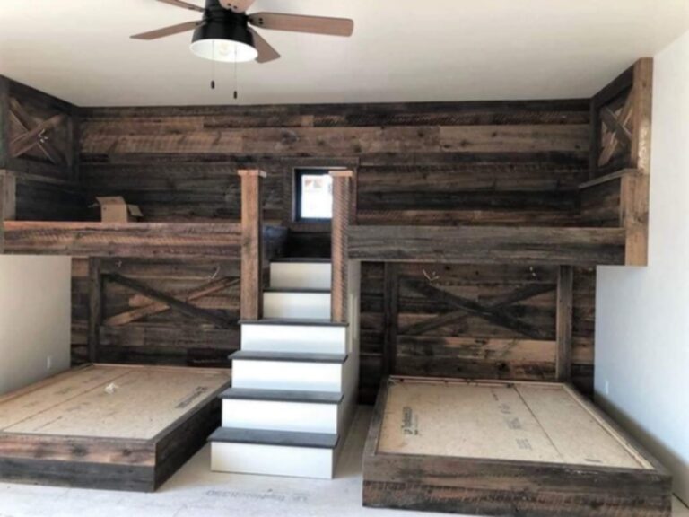 Wooden Bunk Bed With Stairs And Drawers - HOW TO MAKE – DIY