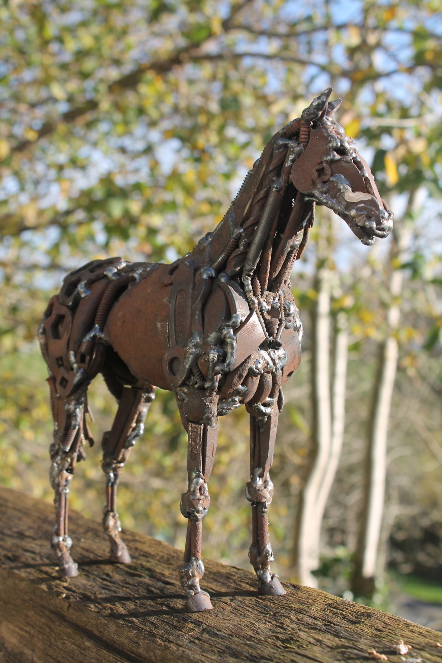 Creative Scrap Metal Sculptures (19)