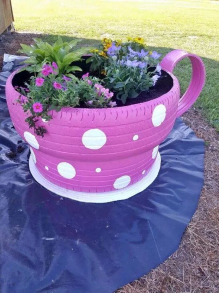 Awesome Tire Planter Ideas For the Garden HOW TO MAKE DIY