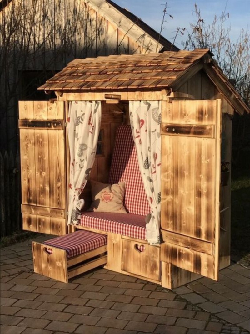 Wooden Pallet Garden Strandkorb (16)