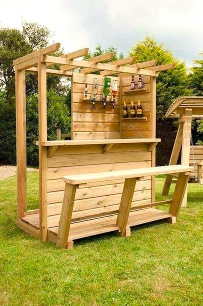 Easy Homemade Wooden Pallet Bar Plans HOW TO MAKE DIY