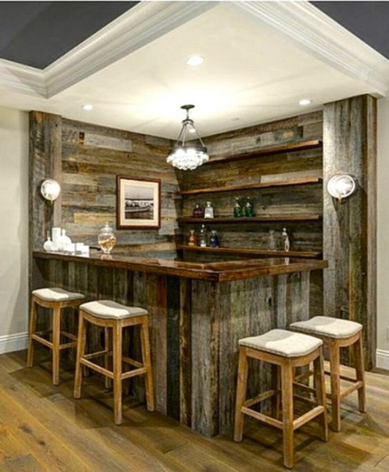 Easy Homemade Wooden Pallet Bar Plans - HOW TO MAKE – DIY