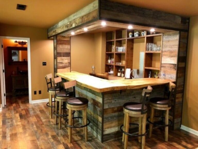 Easy Homemade Wooden Pallet Bar Plans - HOW TO MAKE – DIY