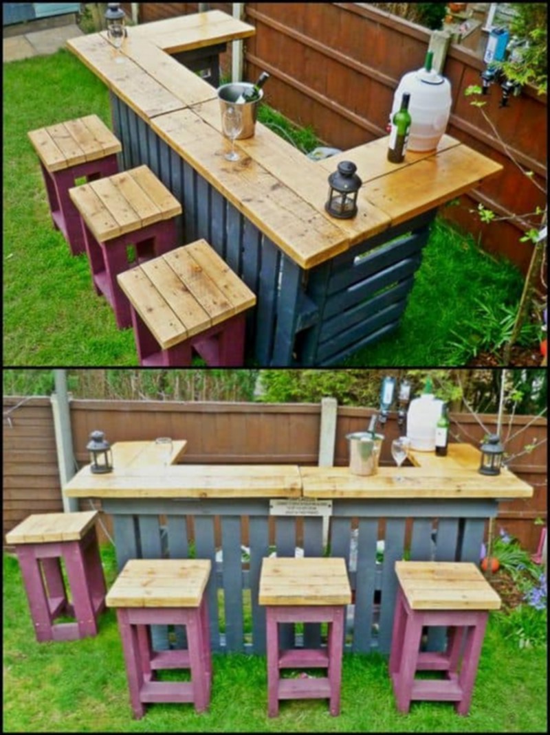 wooden pallet bar (37)