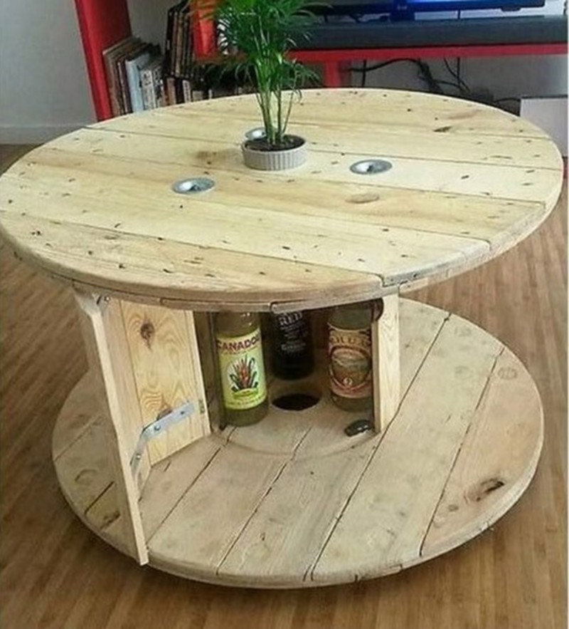 Wooden Spool Ideas For Outdoor Table - HOW TO MAKE – DIY