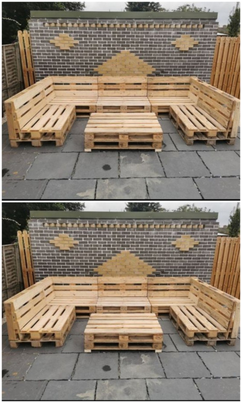 DIY Wood Pallet Outdoor Couch (1)