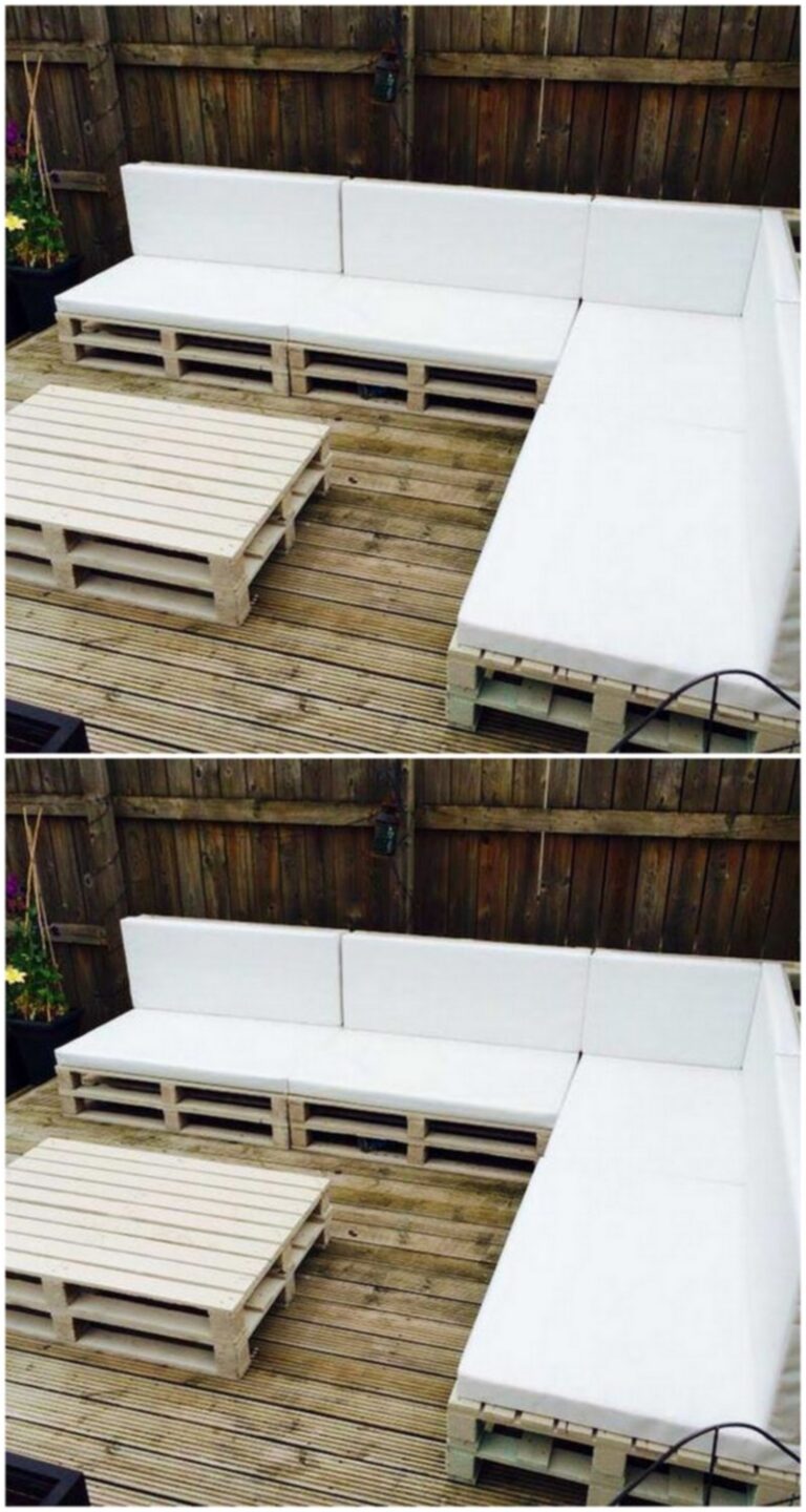 DIY Wood Pallet Outdoor Couch Ideas - HOW TO MAKE – DIY