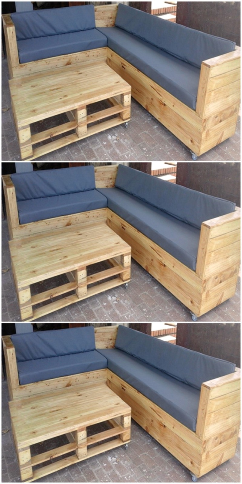 DIY Wood Pallet Outdoor Couch (13)