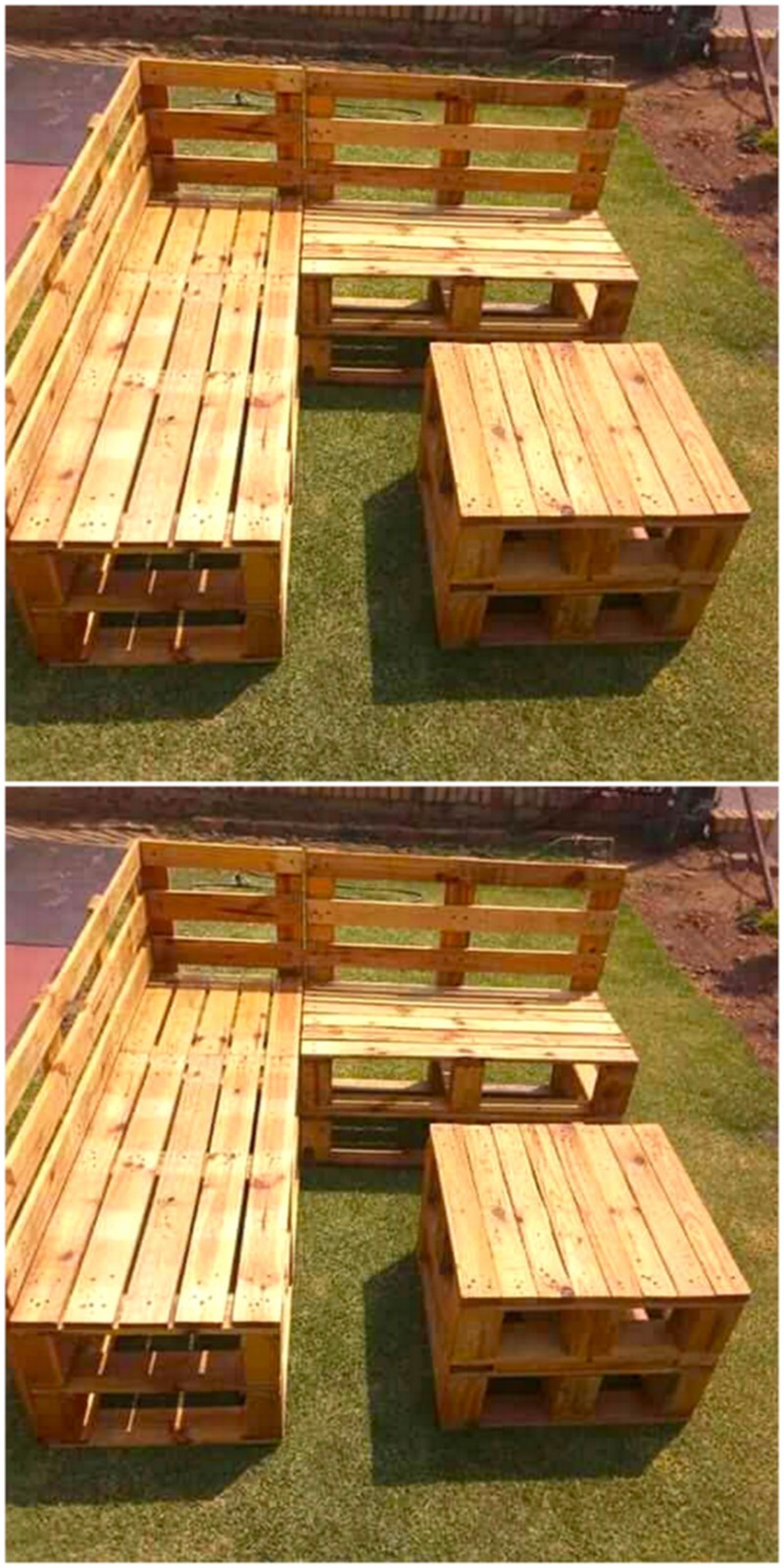 DIY Wood Pallet Outdoor Couch (14)