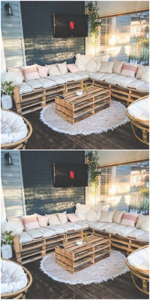 DIY Wood Pallet Outdoor Couch Ideas - HOW TO MAKE – DIY