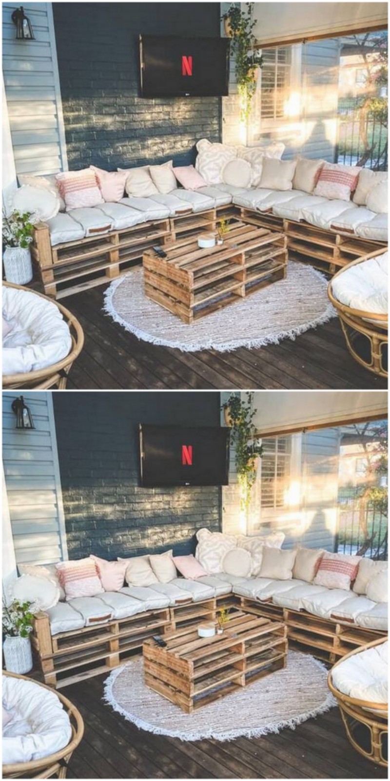 DIY Wood Pallet Outdoor Couch (15)