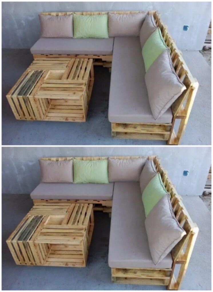 DIY Wood Pallet Outdoor Couch Ideas - HOW TO MAKE – DIY