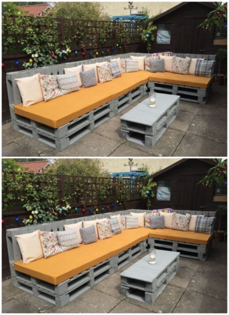 DIY Wood Pallet Outdoor Couch Ideas - HOW TO MAKE – DIY